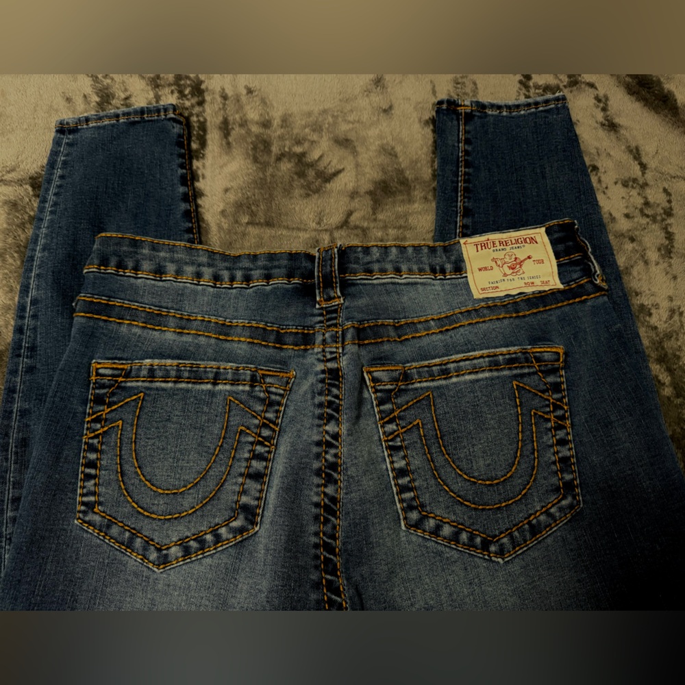 NWOT True Religion Jennie Curvy High Rise Super Skinny Sz. 32